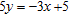 <strong>Solve for y.</strong> A) B) C) D)