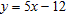 <strong>Use the point-slope form to write an equation of the line with the slope 5 and that passes through the point ( 4, 7). Then write your result in slope-intercept form.</strong> A) B) C) D) E)