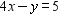 <strong>Graph the linear equation. </strong> A) B) C) D) E)