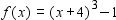 Draw the graph using a translation of the graph of   .  
