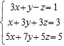 <strong>Solve the system. </strong> A) B) C) D) The system is inconsistent. E) The system is dependent.