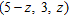 <strong>Use matrices to help find a general solution of the system of equations. Express your answer in terms of z. </strong> A) B) C) D) E) No solution