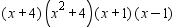 <strong>Factor the polynomial. </strong> A) B) C) D) E)