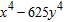 <strong>Use the difference of squares pattern to factor the polynomial. </strong> A) B) C) D)