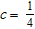 <strong>Solve for c .</strong> A) B) C) D)