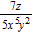 <strong>Perform the division. Write the answer without using negative exponents. </strong> A) B) C) D)