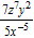 <strong>Perform the division. Write the answer without using negative exponents. </strong> A) B) C) D)