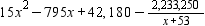 <strong>Use a calculator and synthetic division to perform the division. </strong> A) B) C) D)