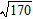 <strong>Find the distance between points P and Q , where P (5, 6) and Q (8, -7).</strong> A) B) C) D) E)