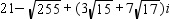 <strong>Simplify the expression. Enter the answer in a + bi form. </strong> A) B) C) D)
