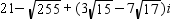 <strong>Simplify the expression. Enter the answer in a + bi form. </strong> A) B) C) D)