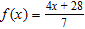 <strong>Find the inverse of the given function and express it in the form . Verify the result by showing that . </strong> A) B) C) D) E)