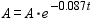 <strong>The radioactive material Iodine-131 decays according to the formula , where t is expressed in days. To the nearest hundredth, how much Iodine-131 will be left if a sample of 325 grams decays for 15 days?</strong> A) 285.24 grams B) 88.13 grams C) 83.78 grams D) 0 grams E) None of these