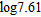 <strong>Use a calculator to find each common logarithm. Express answer to four decimal places. </strong> A) 0.8579 B) 0.9579 C) 0.8779 D) 1.3579 E) 0.8279