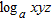 <strong>Assume that , , , and are positive numbers. Use the properties of logarithms to write the expression in terms of the logarithms of , , and . </strong> A) B) C) D) E)