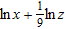<strong>Use the properties of logarithms to write as a sum, difference, or product of logarithms. Assume x and z are positive numbers.</strong> A) B) C) D)