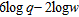<strong>Write the logarithm as a sum and/or difference of logarithms of a single quantity. Then simplify if possible. Assume that q and w are positive numbers. </strong> A) B) C) D) E)