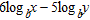 <strong>Assume that x , y , and b ( b ≠ 1) are positive numbers. Use the properties of logarithms to write the expression in terms of the logarithms of x and y . </strong> A) B) C) D) E)