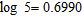 <strong>Assume that , and . Use these values and the properties of logarithms to find the value. Do not use a calculator. </strong> A) 0.1383 B) 0.2466 C) 0.0807 D) 0.1461 E) 0.1230