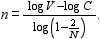 <strong>Business equipment is often depreciated using the double declining-balance method. In this method, a piece of equipment with a life expectancy of N years, costing C dollars, will depreciate to a value of V dollars in n years, where n is given by the formula: A computer that cost $14,000 has a life expectancy of 5 years. If it has depreciated to a value of $1,600, how old is it? Round the answer to the nearest tenth of the year.</strong> A) 4.2 years old B) 6.1 years old C) 2.5 years old D) 5.3 years old E) 4.7 years old