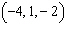 <strong>Determine which ordered triple below is a solution of the system of linear equations. or </strong> A) B) C) D) E)