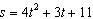 <strong>Find the position equation for an object that has distance at second, at seconds, and at seconds.</strong> A) B) C) D) E)