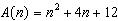 <strong>A closed rectangular box has dimensions of length n inches, width inches, and height inches. Write a polynomial function for the area of the largest side of the box.</strong> A) B) C) D) E)