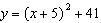 <strong>Write the equation of the parabola in standard form and find the vertex of its graph. </strong> A) ; vertex: B) ; vertex: C) ; vertex: D) ; vertex: E) ; vertex:
