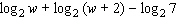 Simplify the following.