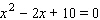 Solve the equation.