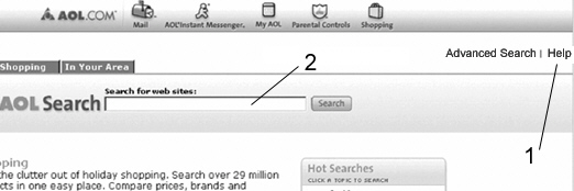 Item 2 in the figure above points to the _______________.