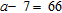 Use a property of equality to solve the equation. Then check the result. a = __________