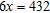 Use the division or the multiplication property of equality to solve . What is the result? x = __________