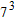 <strong>Simplify the following expression. Do not use parentheses or negative exponents. </strong> A)-343 B) C) D) E)343