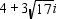 <strong>Simplify the expression. Enter the answer in a + bi form. </strong> A) B) C) D)