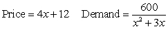 <strong>In economics, total quantity sold is the product of the price and the demand. Find the total quantity, Q. Assume there are no zero denominators.</strong> A) B) C) D) E)