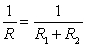 <strong>Add the fractions on the right side of the equals sign to obtain a single fraction for the application formula. Assume there are no zero denominators. Resistors in parallel in an electrical circuit: </strong> A) B) C) D) E)