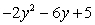 <strong>Use the distributive property as needed and add or subtract like terms. Arrange the terms with descending order of exponents on y. </strong> A) B) C) D) E)