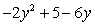 <strong>Use the distributive property as needed and add or subtract like terms. Arrange the terms with descending order of exponents on y. </strong> A) B) C) D) E)