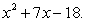 <strong>Use any method to factor </strong> A) B) C) D) E)