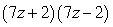<strong>Factor: </strong> A) B) C) D) E) Nonfactorable over the integers