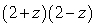 <strong>Factor: </strong> A) B) C) D) E) Nonfactorable over the integers