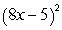 <strong>Factor: </strong> A) B) C) D) E) Nonfactorable over the integers