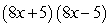 <strong>Factor: </strong> A) B) C) D) E) Nonfactorable over the integers