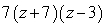 <strong>Factor: </strong> A) B) C) D) E) Nonfactorable over the integers
