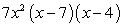<strong>Factor: </strong> A) B) C) D) E) Nonfactorable over the integers