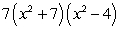 <strong>Factor: </strong> A) B) C) D) E) Nonfactorable over the integers