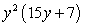 <strong>Factor: </strong> A) B) C) D) E)