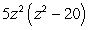 <strong>Factor: </strong> A) B) C) D) E)