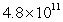 <strong>Write the number 48,000,000,000 in scientific notation.</strong> A) B) C) D) E)